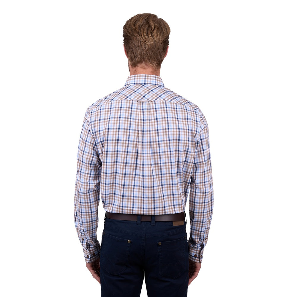 Thomas Cook Mens Shirt | Jase | Navy / Tan