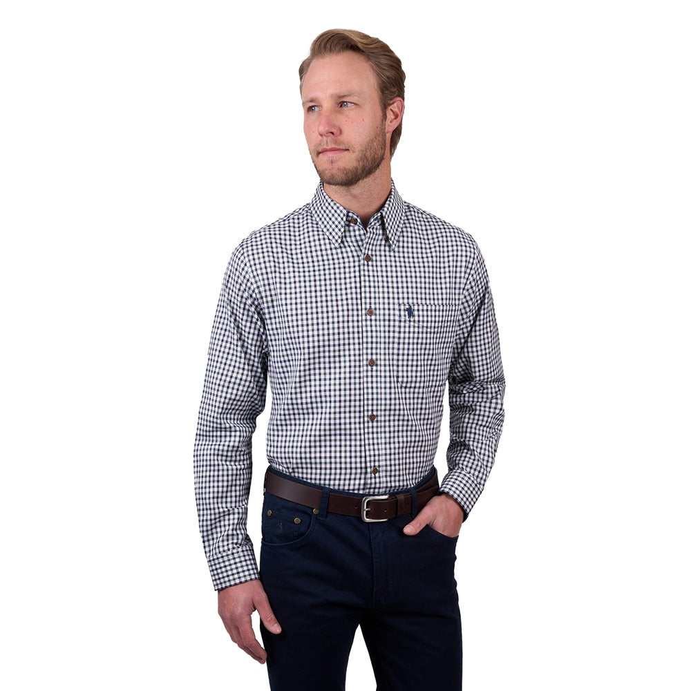 Thomas Cook Mens Shirt | Lyle | Navy / Green