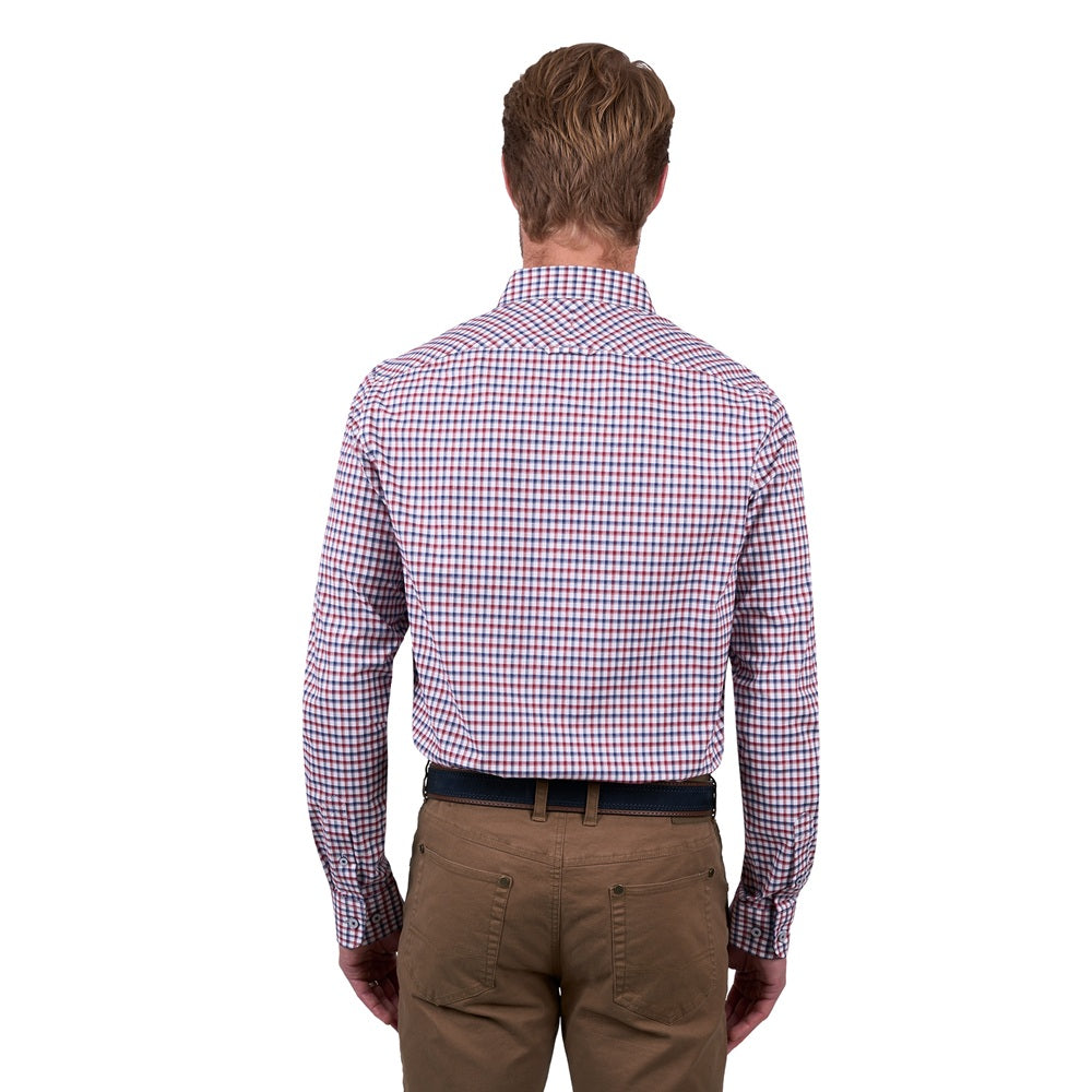 Thomas Cook Mens Tailored Shirt | George | Navy / Red