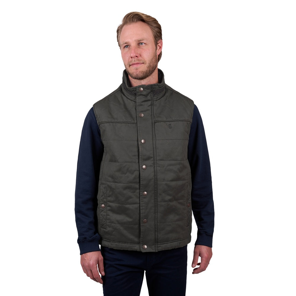 Thomas Cook Mens Vest | Will | Olive