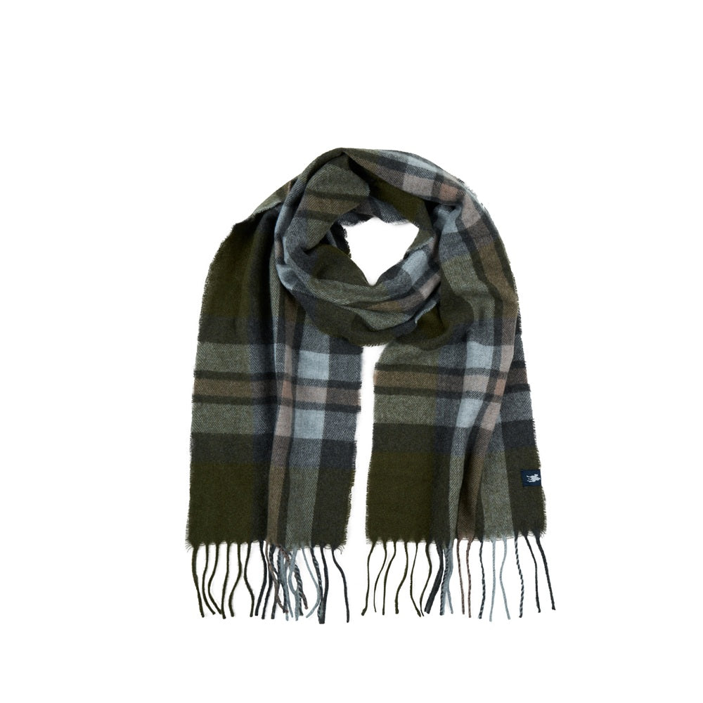 Thomas Cook Scarf | Bonnell | Olive / Charcoal
