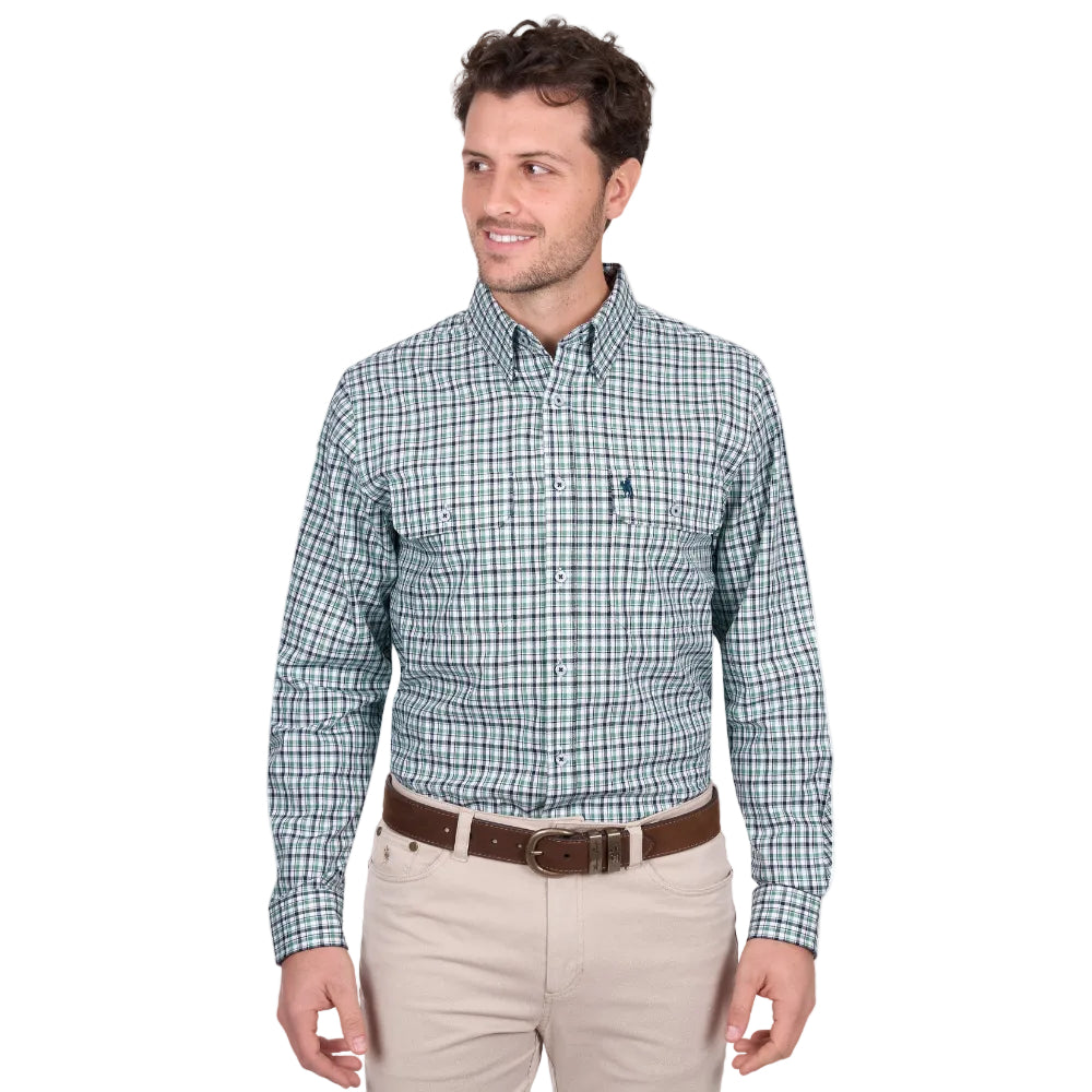 Thomas Cook Mens Shirt | Edward | Navy / Green