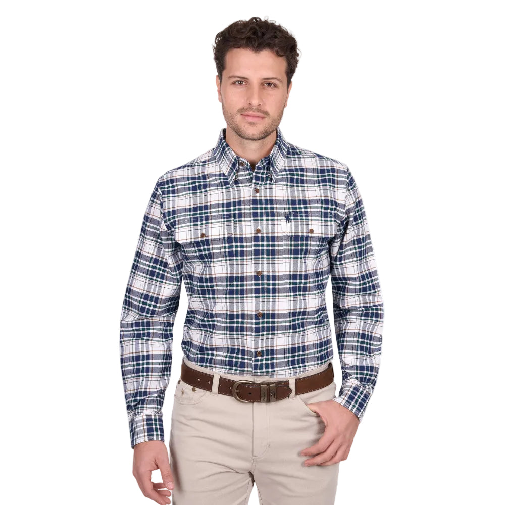 Thomas Cook Mens Shirt | Justin | Navy / Green