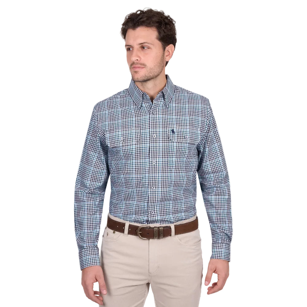 Thomas Cook Mens Shirt | Stephen | Navy / Green