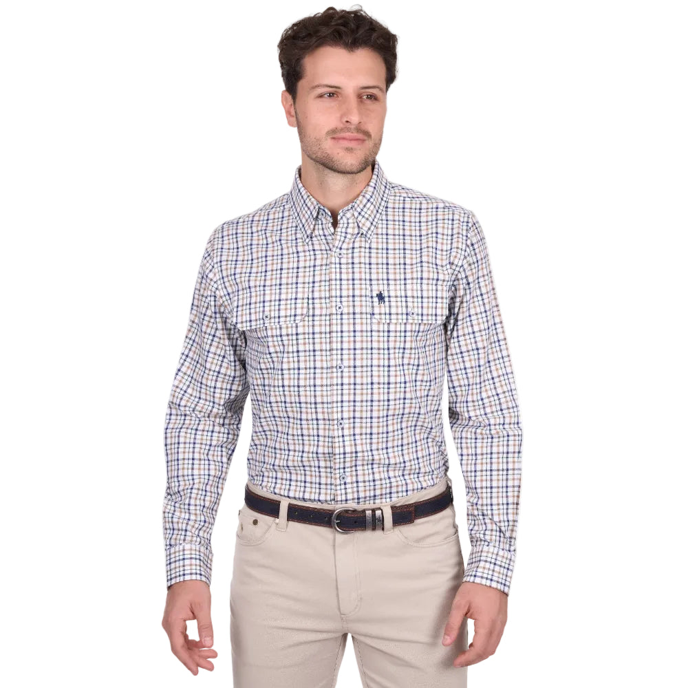 Thomas Cook Mens Shirt | Chad | Navy / Green