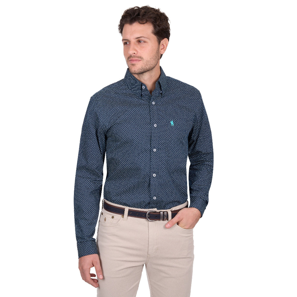 Thomas Cook Mens Shirt | Kevin | Navy / Green