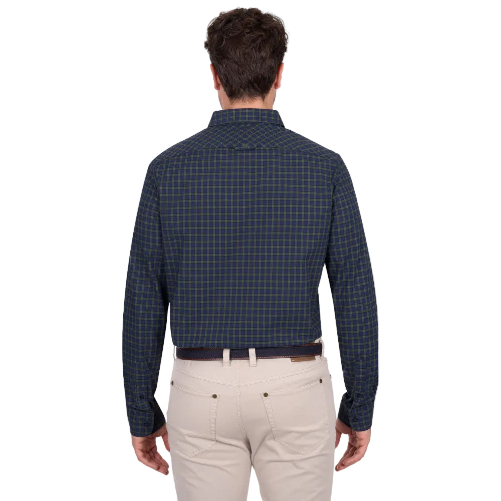 Thomas Cook Mens Tailored Shirt | Charles | Navy / Green