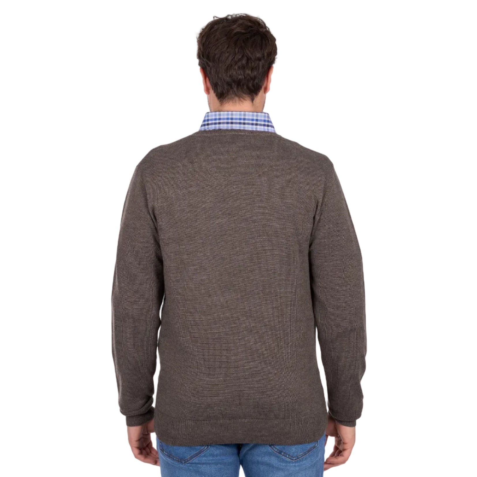 Thomas Cook Mens Crew Jumper | Blair | Tan Marle