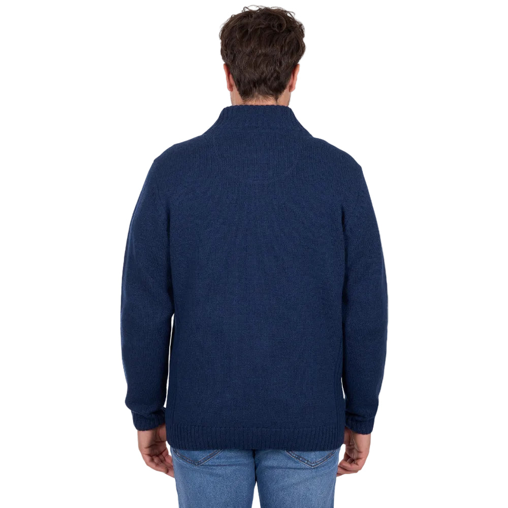 Thomas Cook Mens Jumper | Jesse 1/4 Zip | Blue Marle