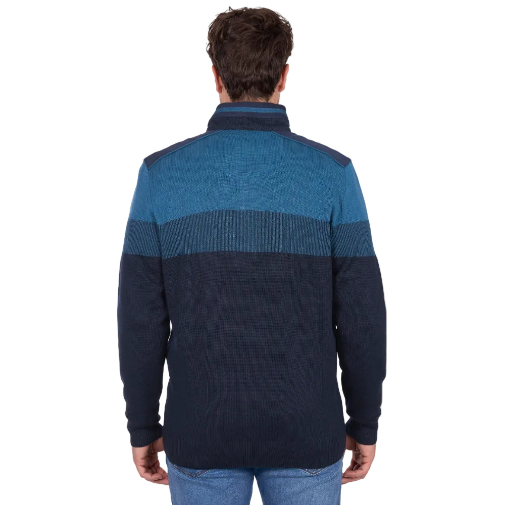 Thomas Cook Mens Jumper | Jerry 1/4 Zip | Navy / Petrol