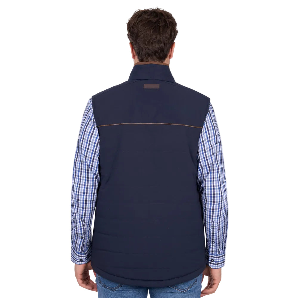 Thomas Cook Mens Vest | Toby Reversible | Navy / Tan