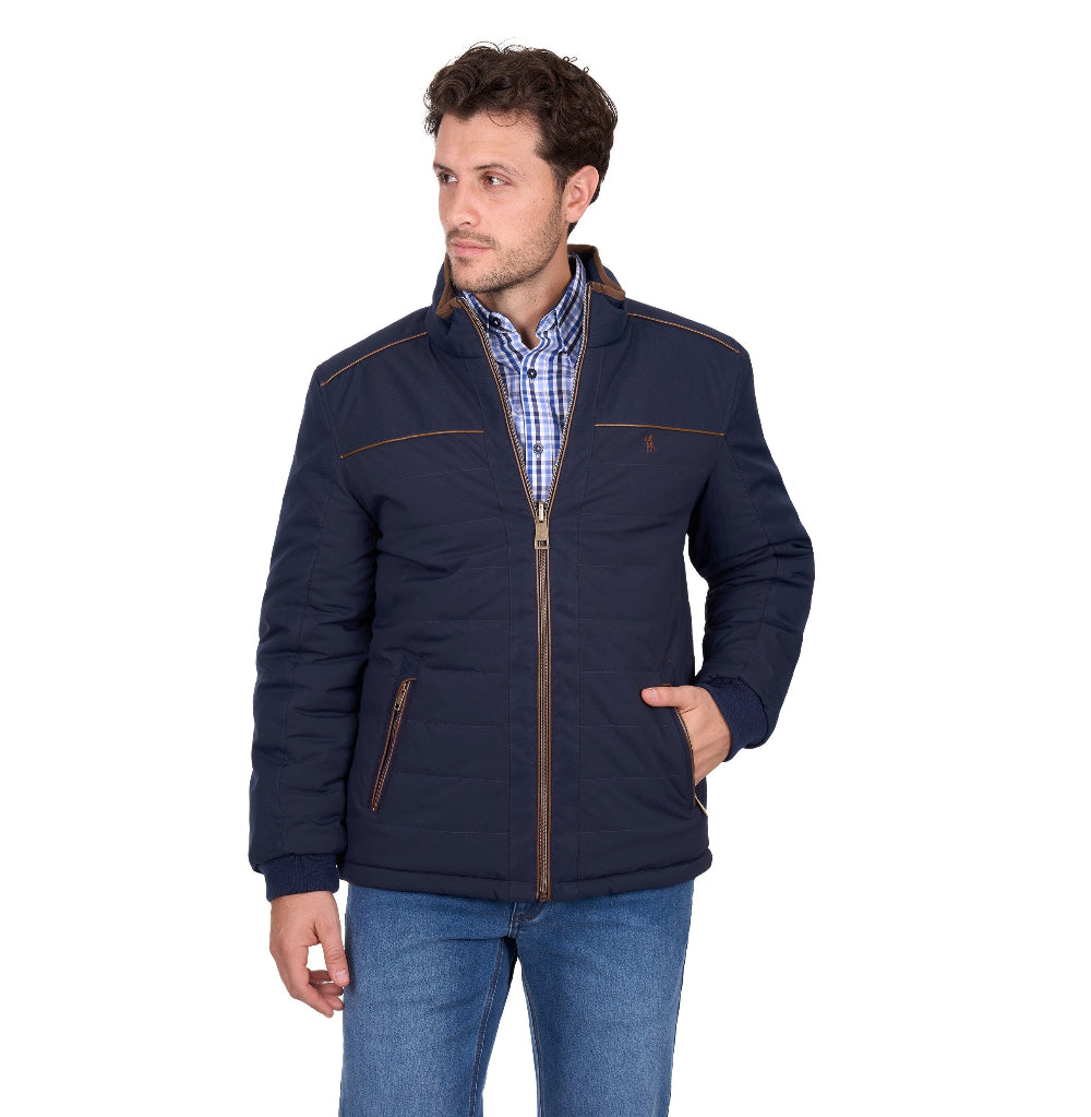Thomas Cook Mens Jacket | Toby Reversible | Navy / Tan