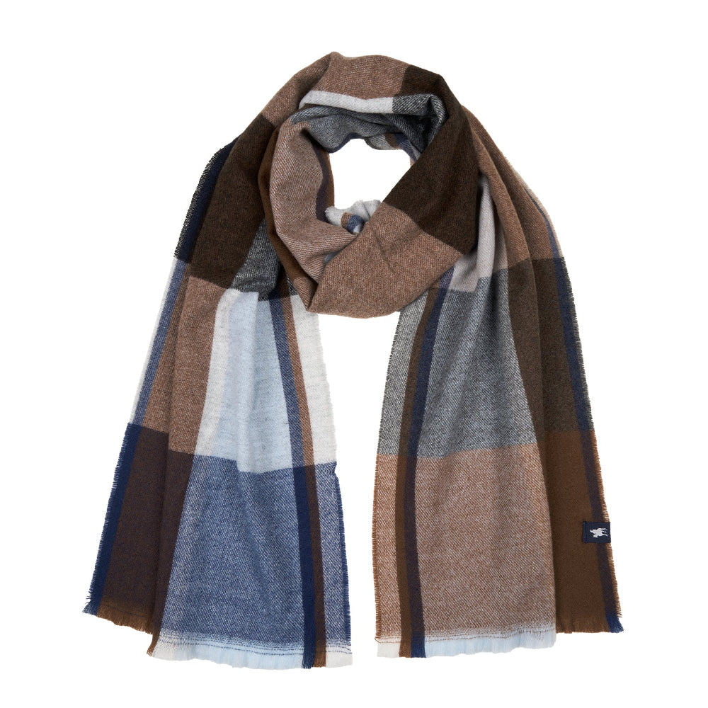 Thomas Cook Scarf | Lewis | Tan / Charcoal