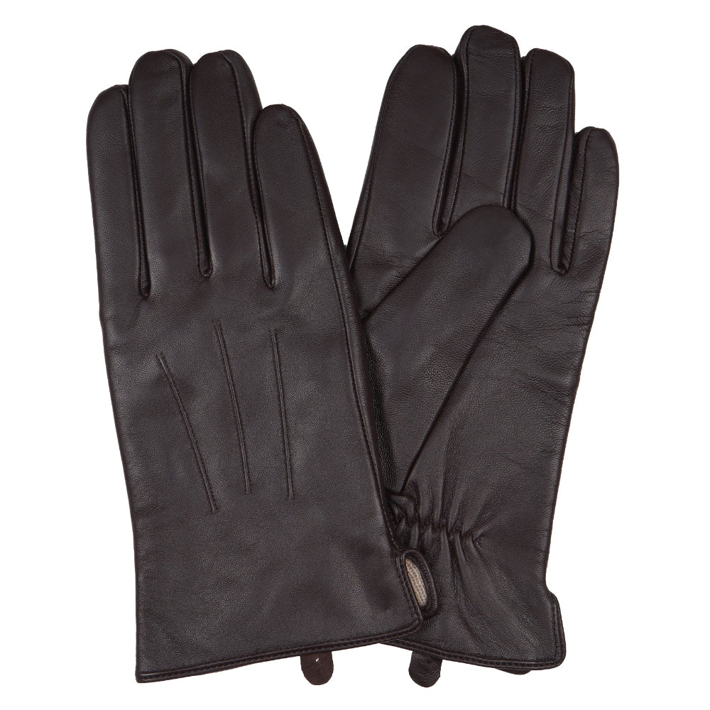 Thomas Cook Mens Leather Gloves | Chocolate