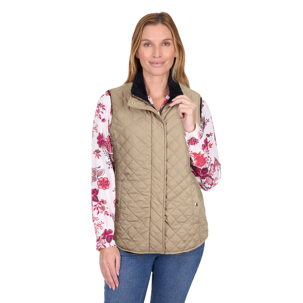 Thomas Cook Womens Vest | Astrid Revs | Navy / Tan