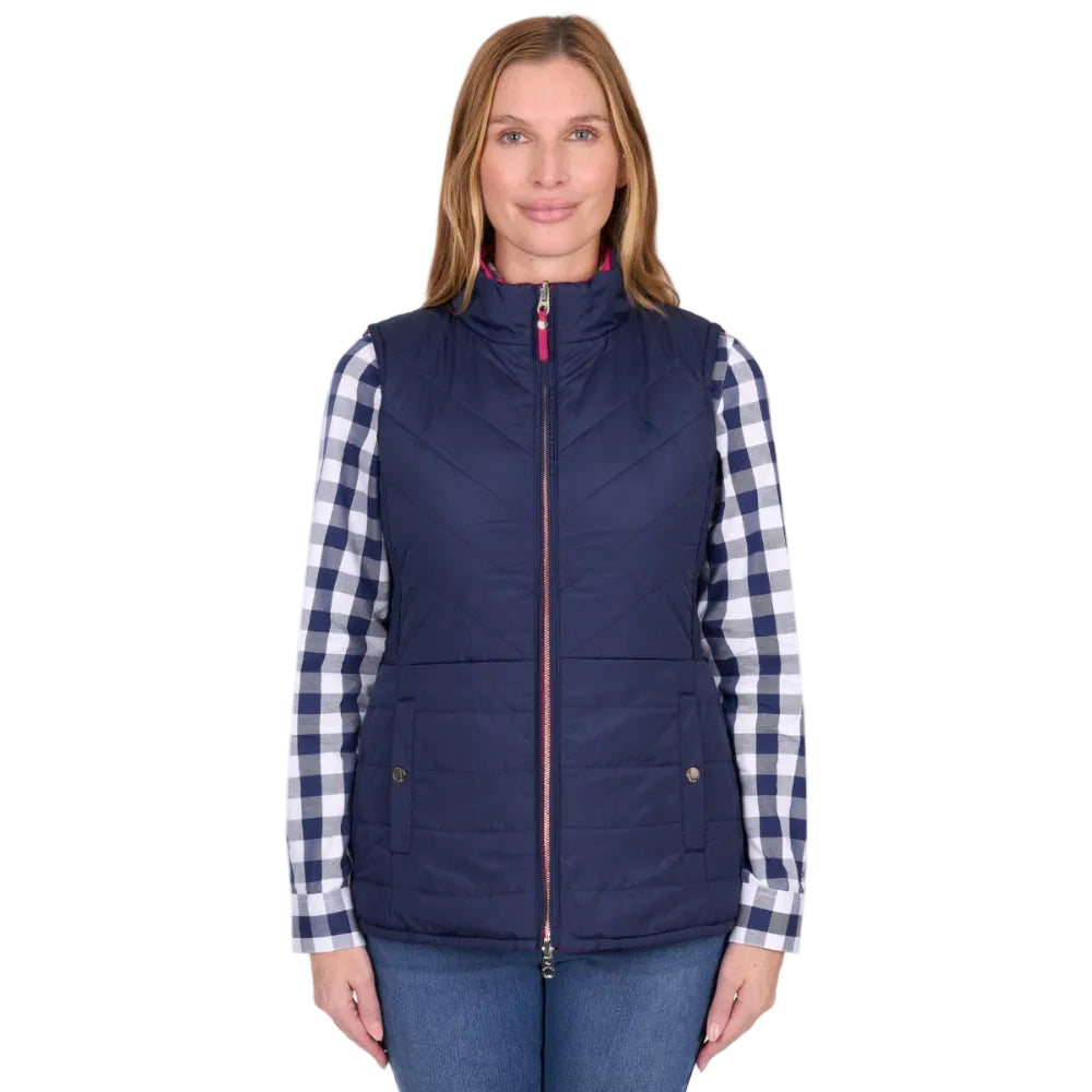 Thomas Cook Womens Vest | Mayfeild Reversible | Hot Pink / Navy