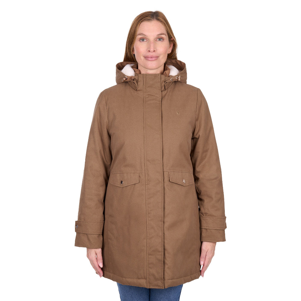 Thomas Cook Womens Parka | Madison | Dark Tan