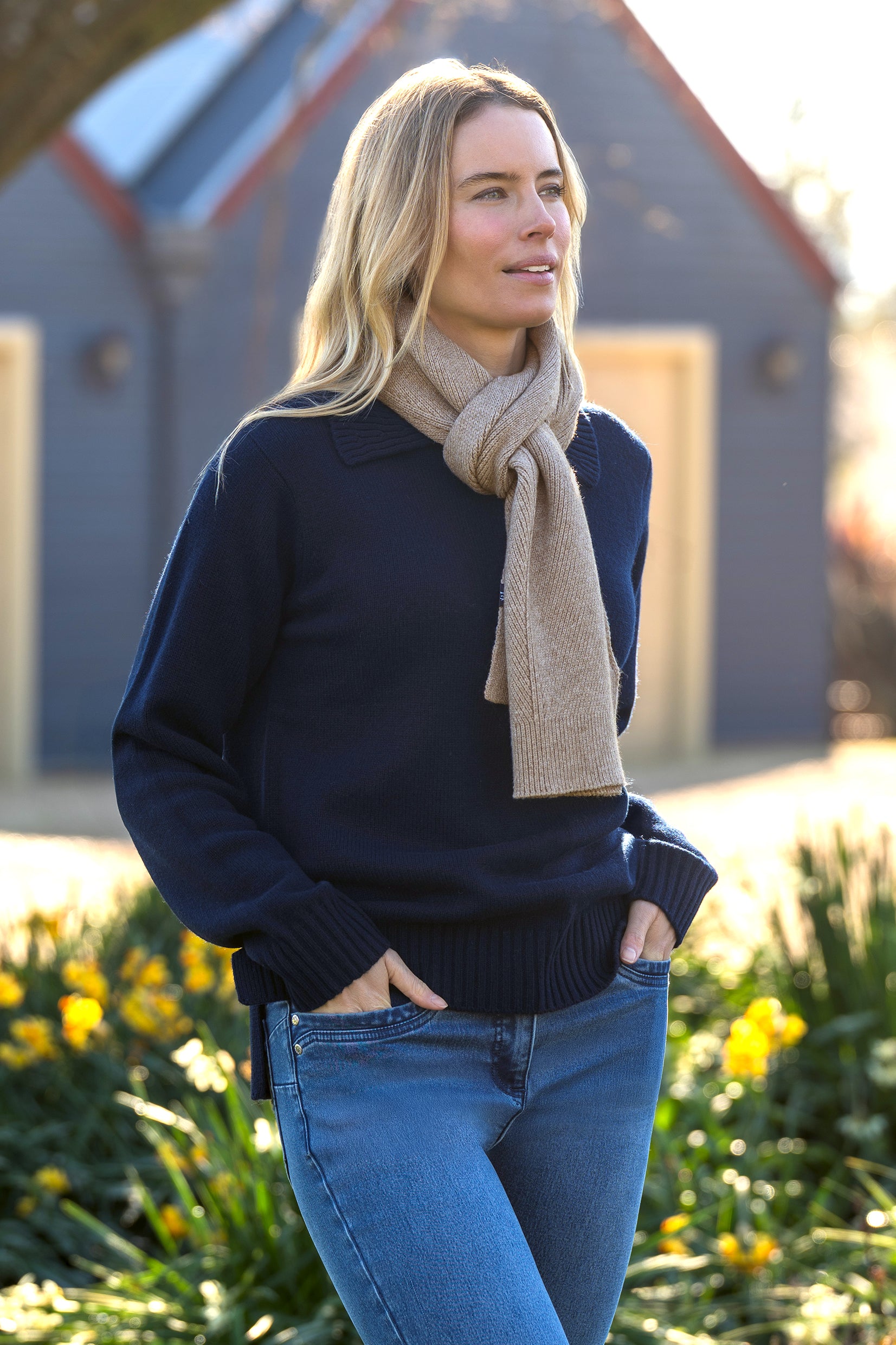Thomas Cook Scarf | Hannah | Oatmeal