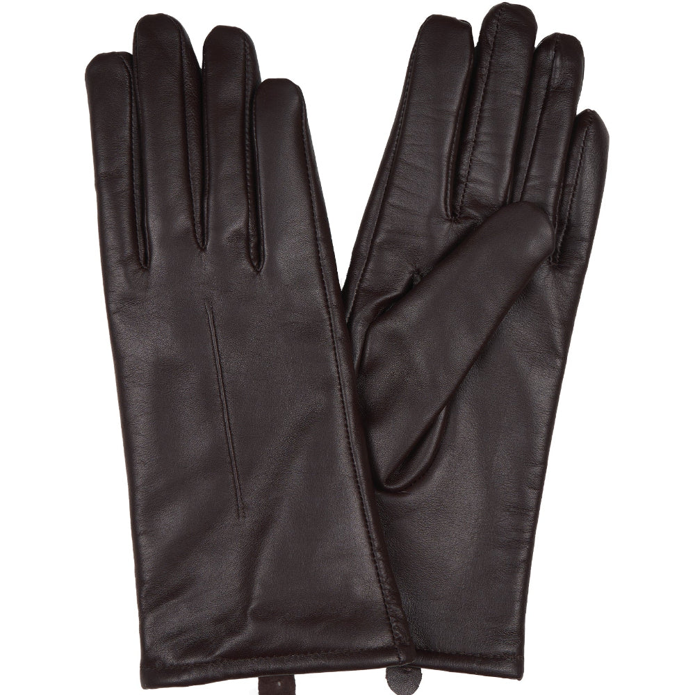 Thomas Cook Womens Leather Gloves | Chocolate
