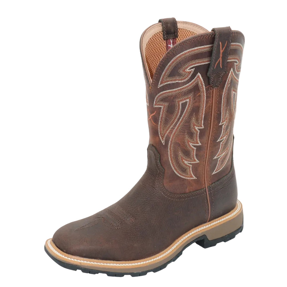 Twisted X Mens Boots | 11 Ultralite | Chocolate / Burn