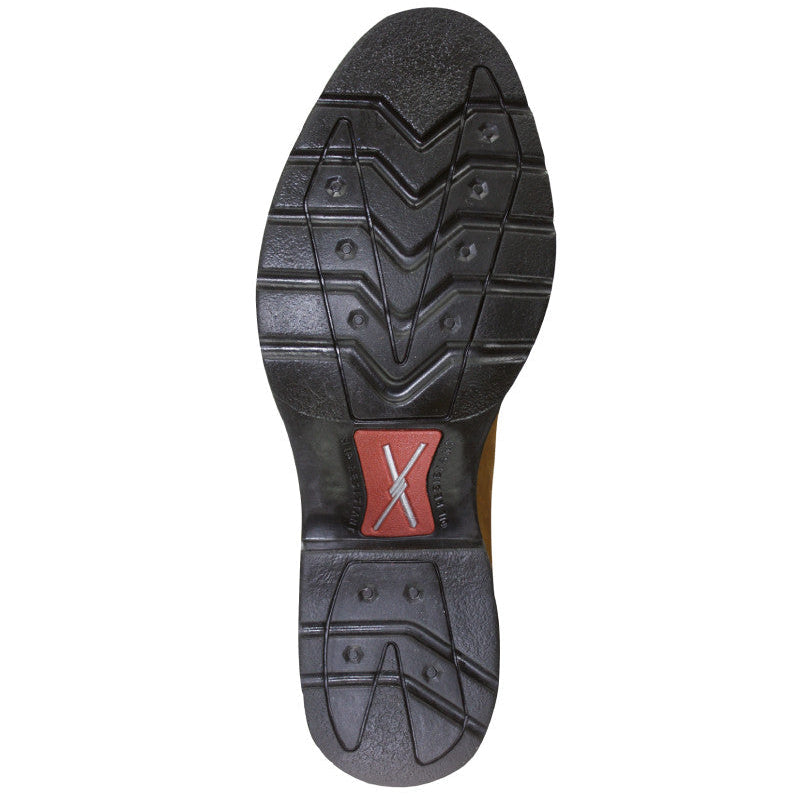 Twisted X Mens Work Boot | Pull-On | Distressed Saddle