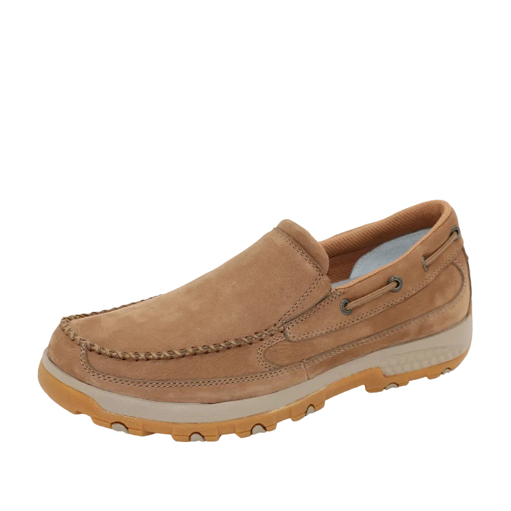 Twisted X Mens Mocs | Cellstretch Slip On | Camel