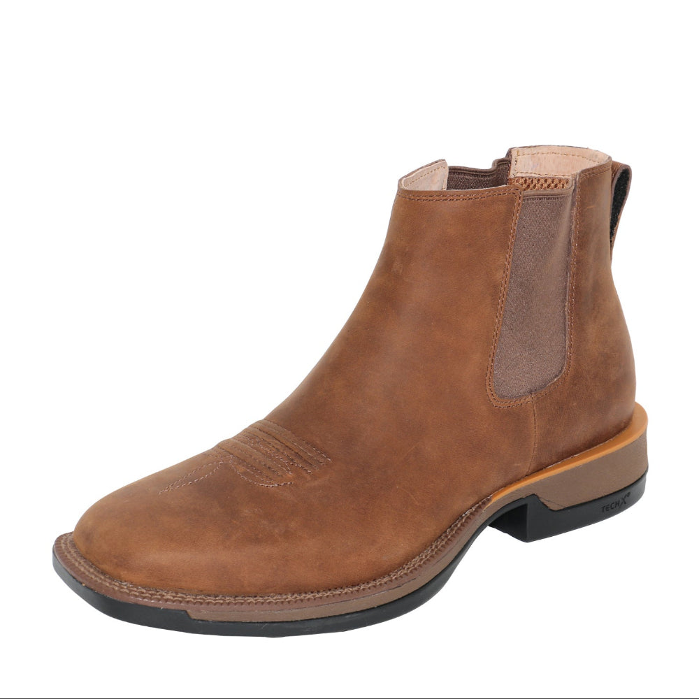 Twisted X Mens Boots | Chelsea 5 Tech X 1 | Rust Brown