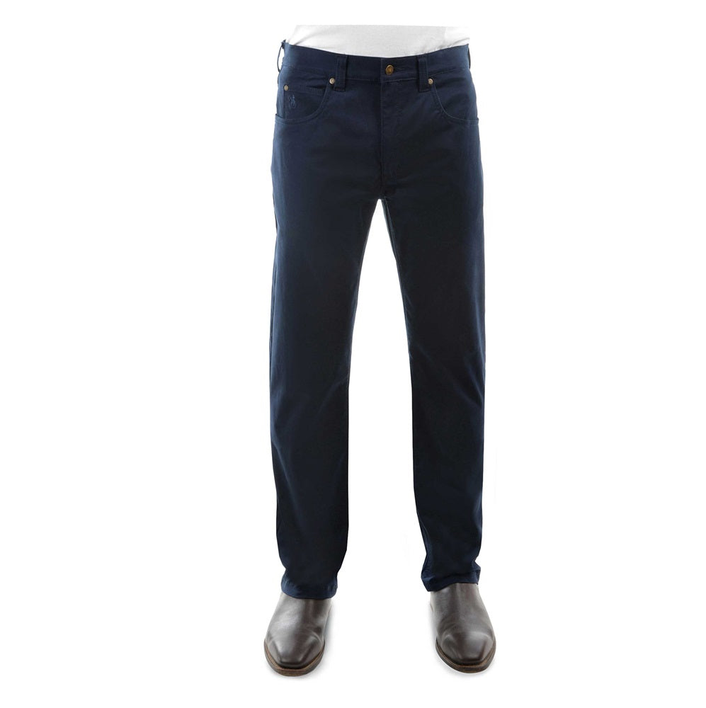 Thomas Cook Moleskin | Tailored fit | Navy | 32 Leg