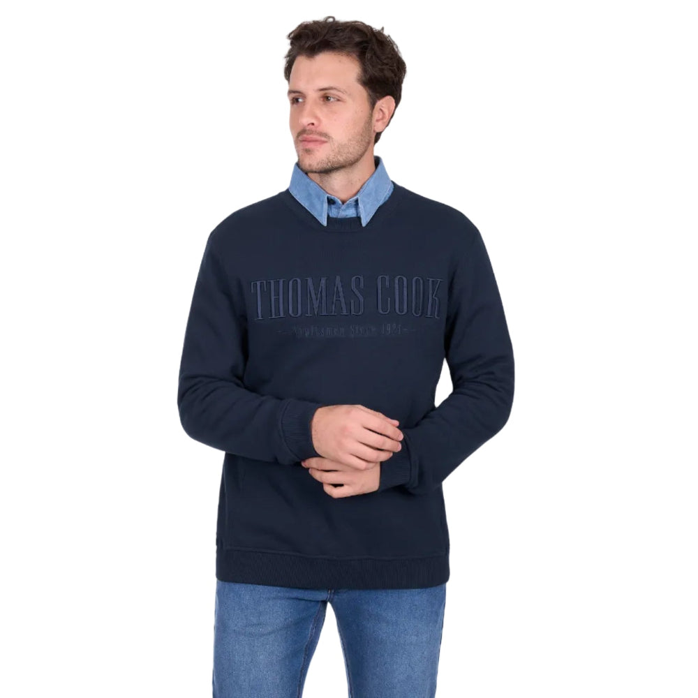 Thomas Cook Mens Crew Jumper | Thomas | Navy