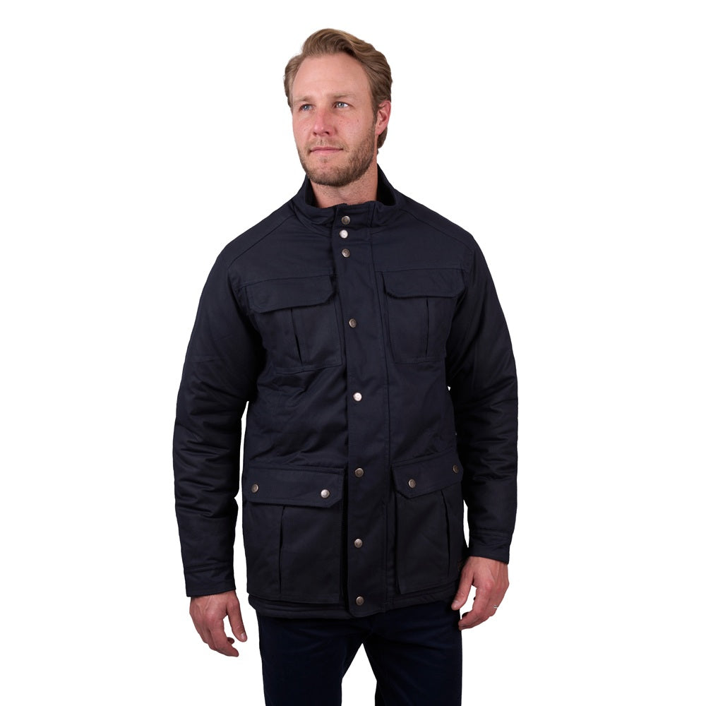 Thomas Cook Mens Oilskin Jacket | Tarcutta | Navy