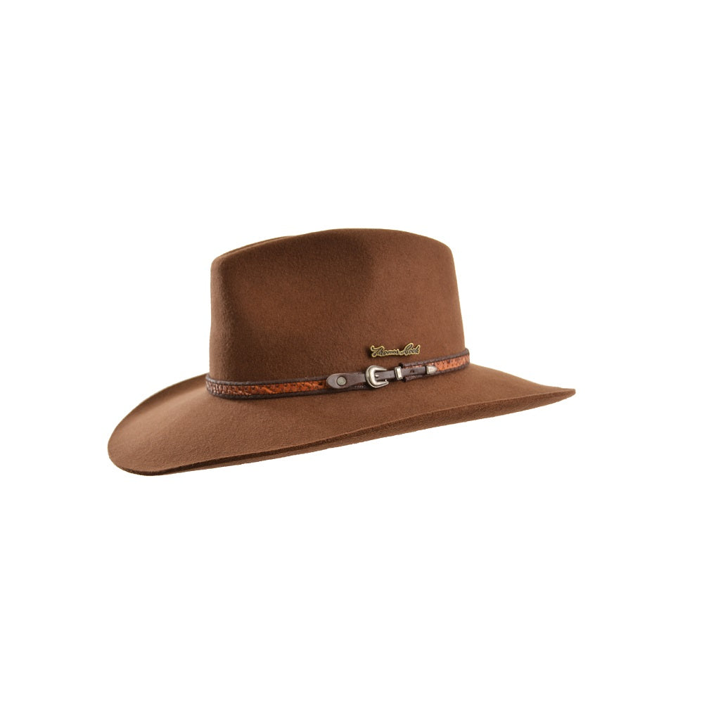 Thomas Cook Fitzroy Wool Felt Hat | Dark Fawn