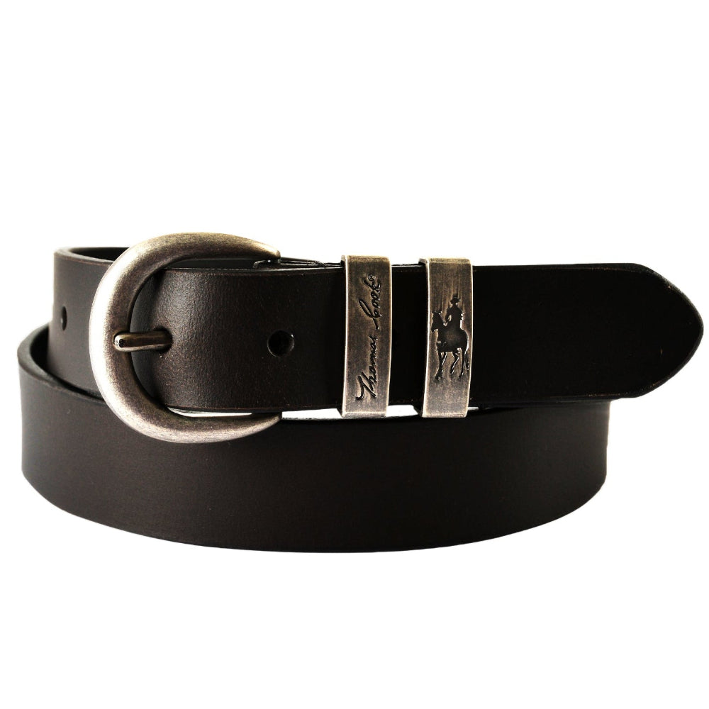 Thomas Cook Narrow Belt | Twin Keeper | Black / Silver