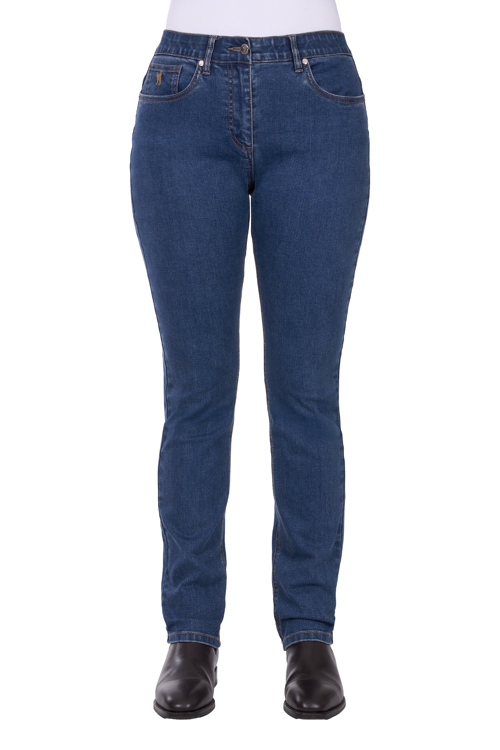 Thomas Cook Womens Jeans | Lucy Mid Wash | Slim 32 Leg
