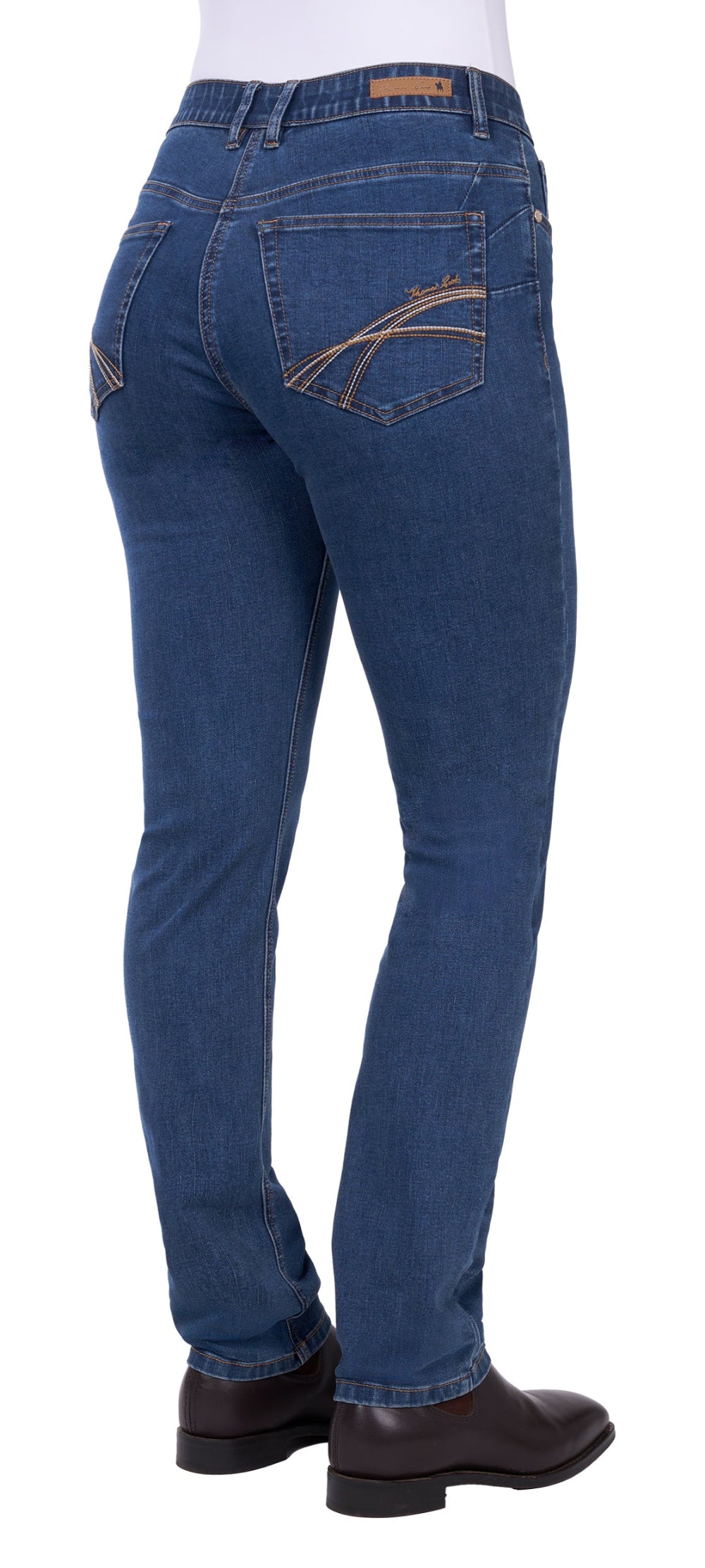 Thomas Cook Womens Jeans | Lucy Mid Wash | Slim 32 Leg