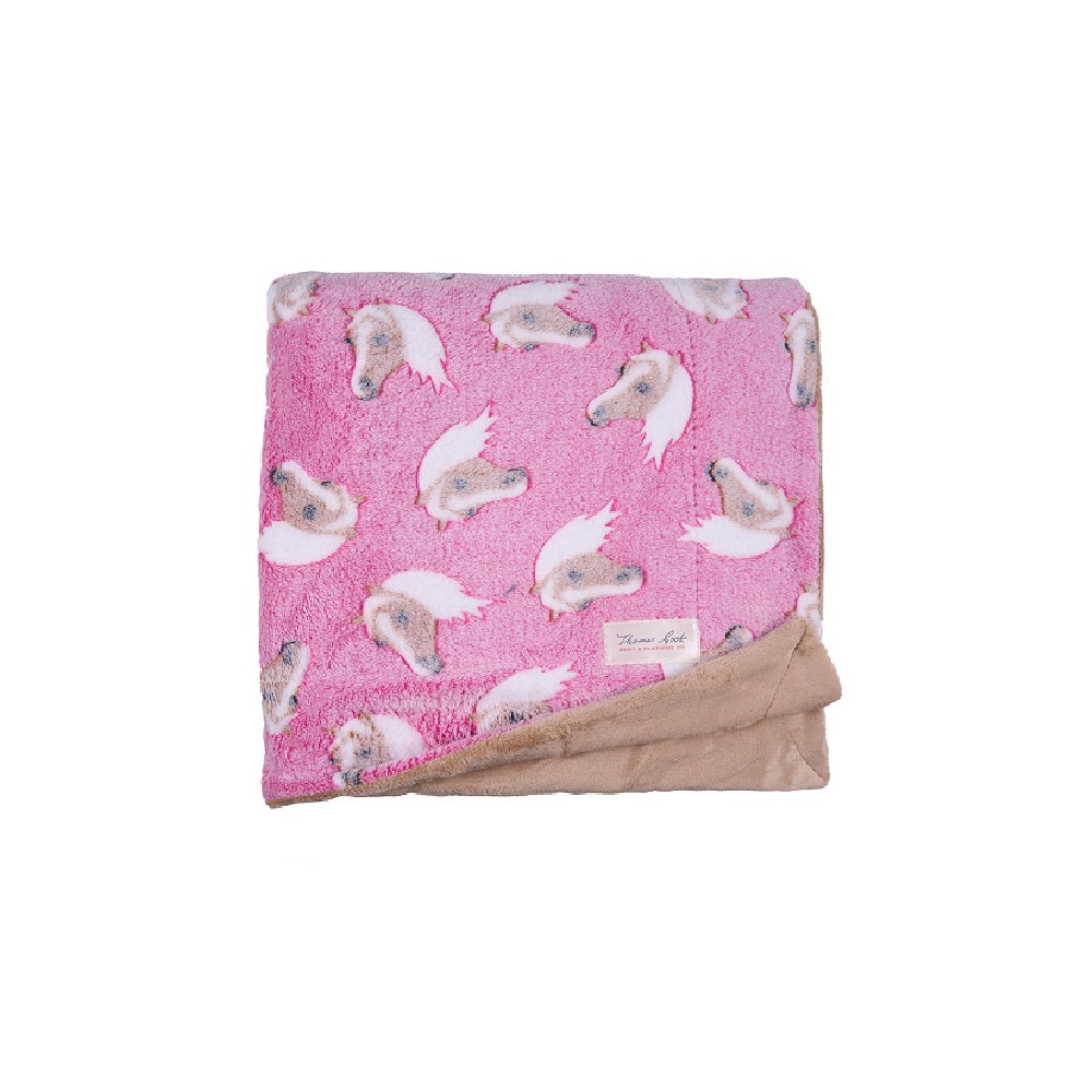 Thomas Cook Snuggle Rug | Horse | Pink