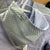 Just Country Scarf | Carlee Double-sided | Dusty Blue / Sea Green Mini Check
