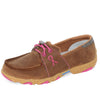 Twisted X Womens Slip On Moc | Cellstretch | Pecan / Eco Dust / Pink