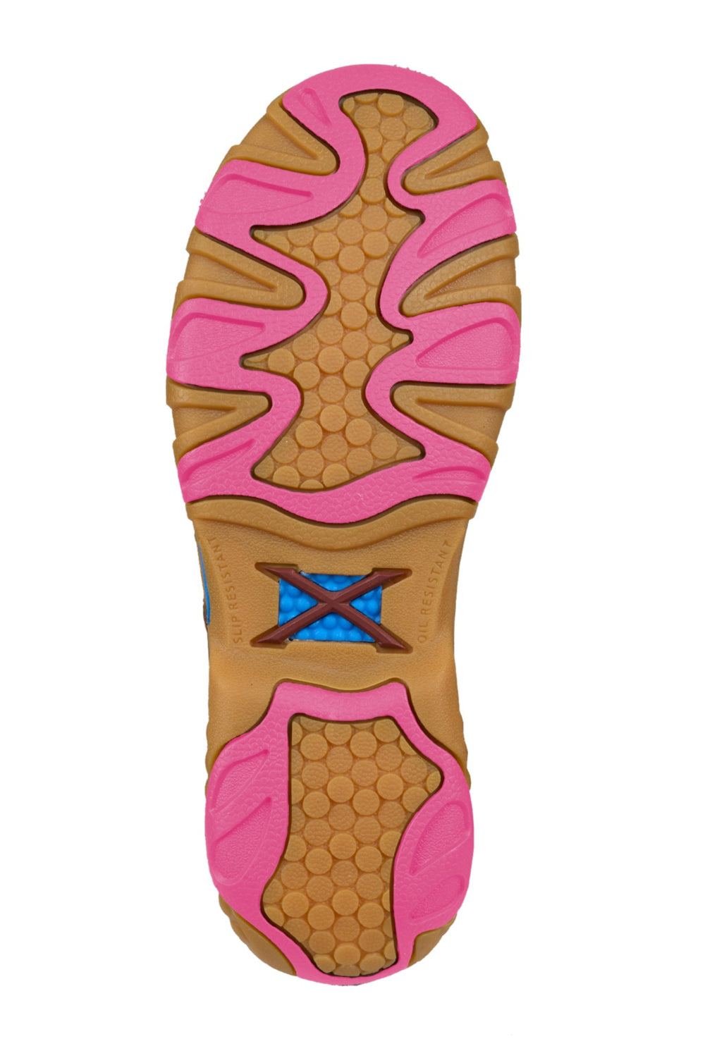 Twisted X Womens Slip On Moc | Cellstretch | Pecan / Eco Dust / Pink