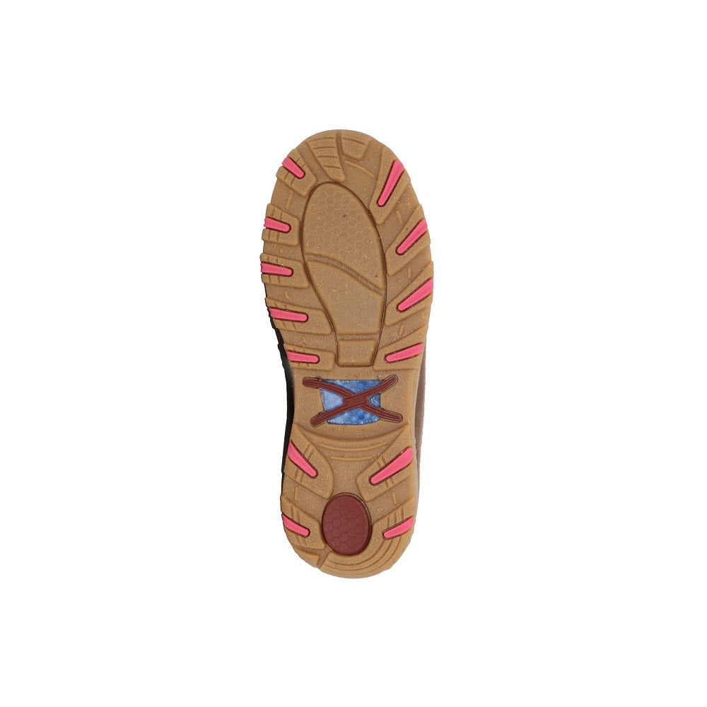 Twisted X Womens Shoes | Cellstretch Slip On | Brown / Pink