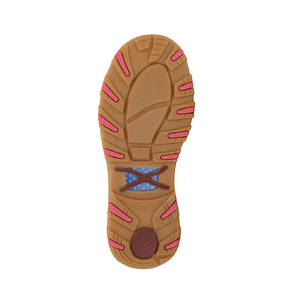 Twisted X Womens Mocs | Cellstretch | Brown / Blue / Pink
