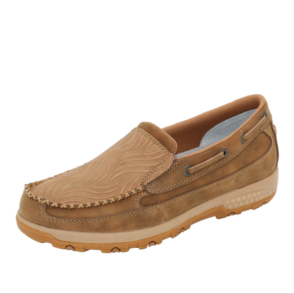 Twisted X Womens Slip On | Cellstretch Wave | Brown / Bronze