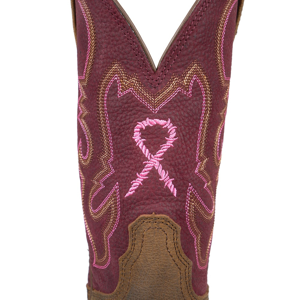 Twisted X Womens Western Boot | 11 Pink Tech X 2 | Brunette / Oxblo