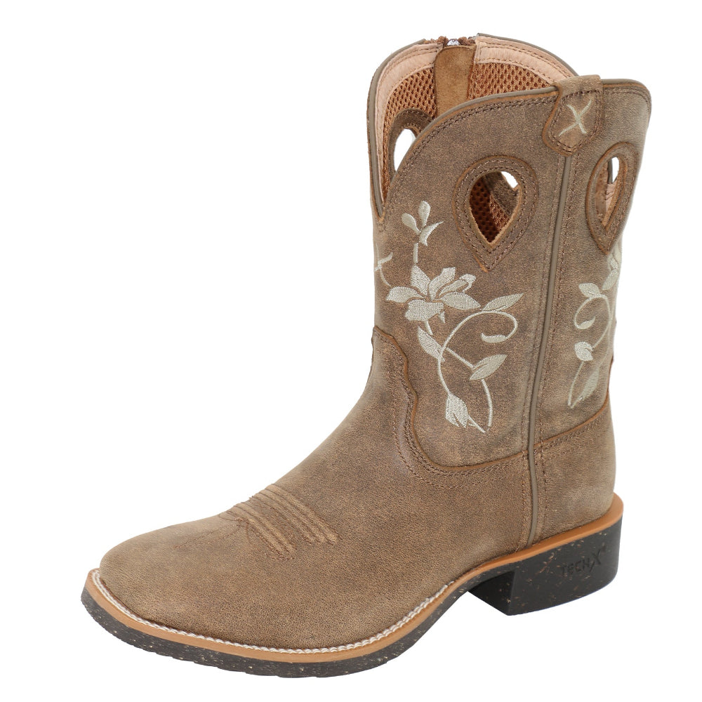 Twisted X Womens Western Boots | Tech X2 Zip | Bomber / Bomber