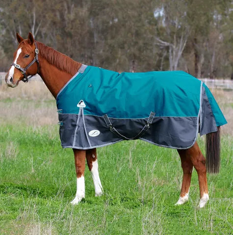 Eurohunter Thredbo Rug | Harbour Blue / Charcoal