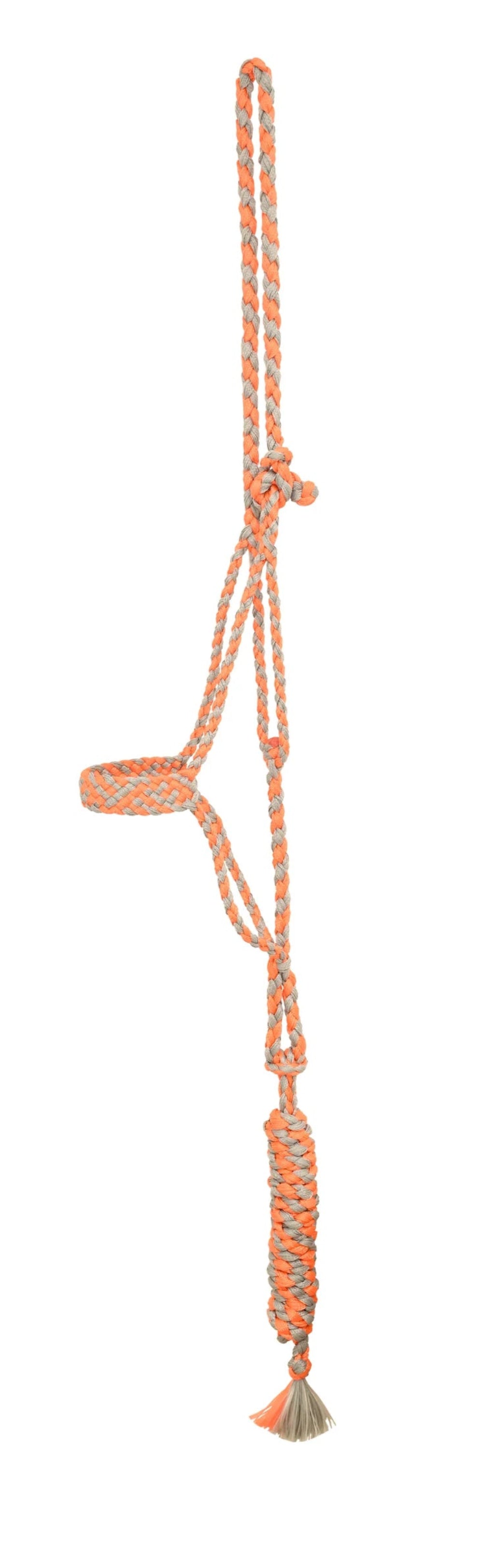 Toprail Halter & Lead Set | Superior Silver Rope Braided