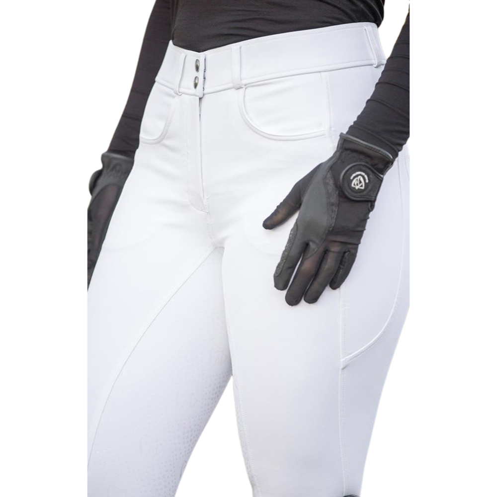 Bare Equestrian Competition Breeches | White