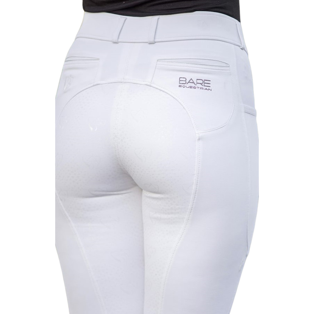 Bare Equestrian Competition Breeches | White