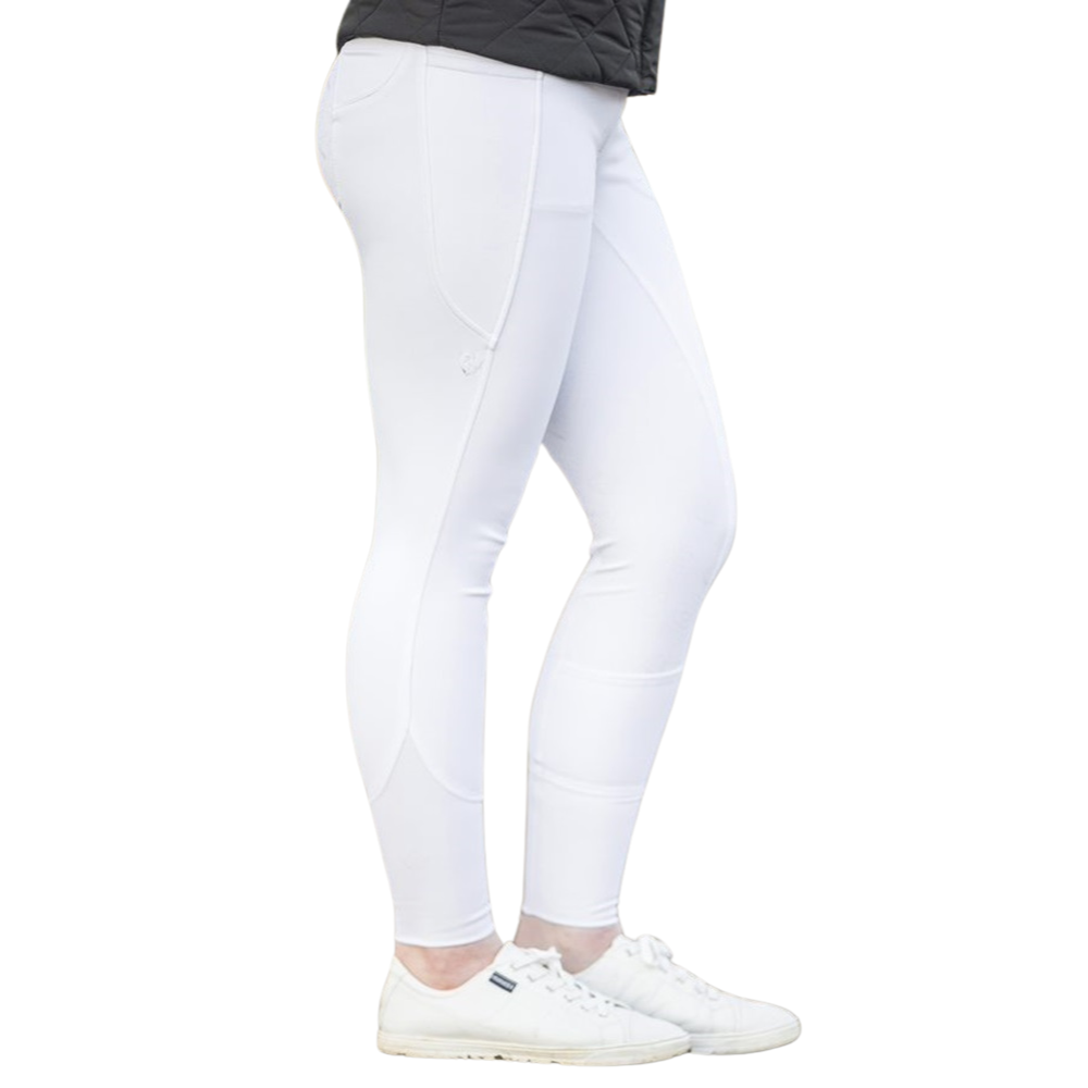 Bare Equestrian Competition Breeches | White