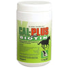 PRODUCT DESCRIPTION CAL-PLUS WITH BIOTIN is a palatable supplement formulated to supply essential calcium, biotin, vitamin A and D to the diet of all horses. Recommended for all  horses on grain based diets, horses fed on subtropical grasses and hays and horses with hoof problems, such as cracks, brittleness and separation of the white-line.