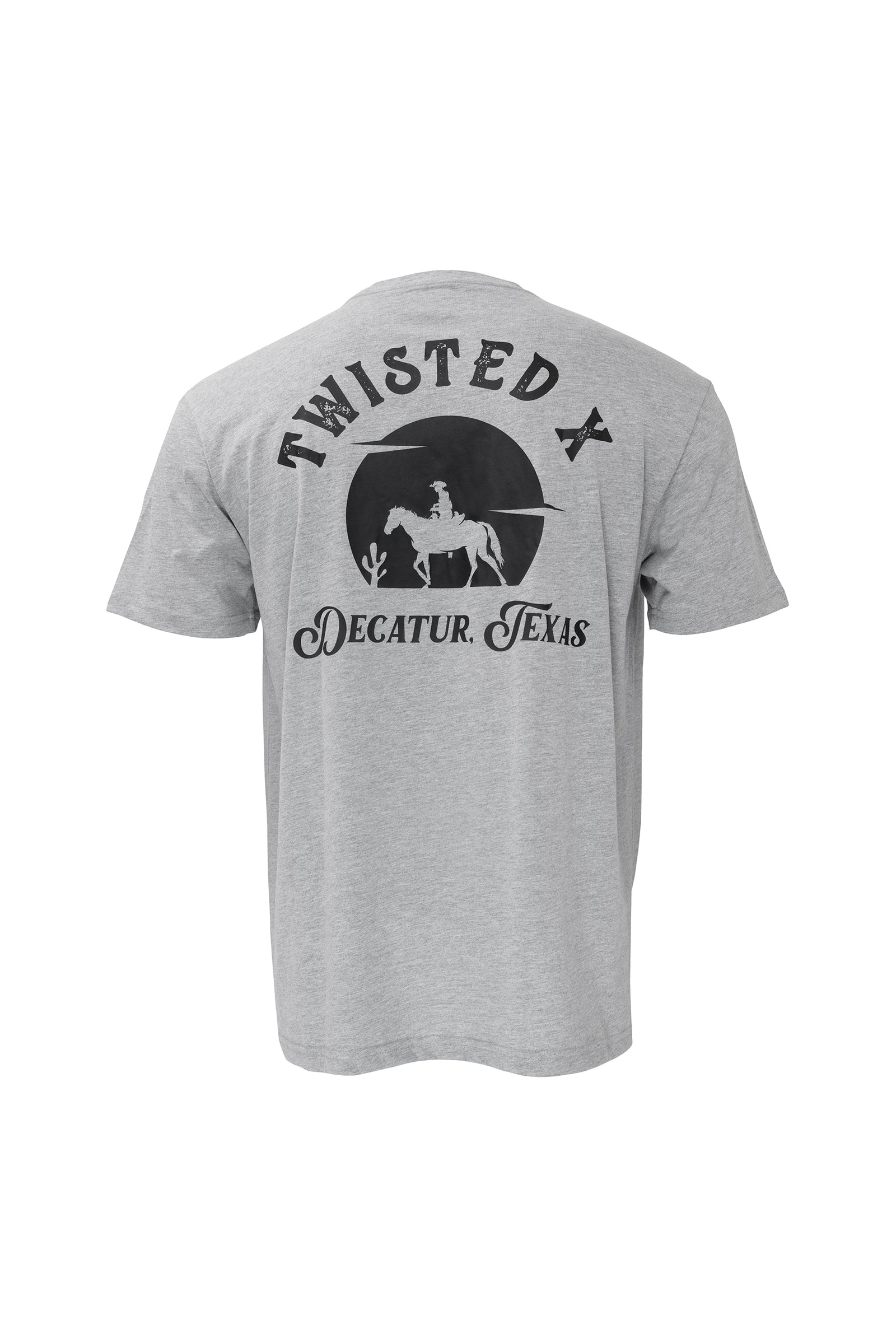 Wrangler Mens T-Shirt | Grey Horse